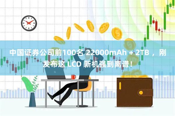 中国证券公司前100名 22000mAh + 2TB ，刚发布这 LCD 新机强到离谱！