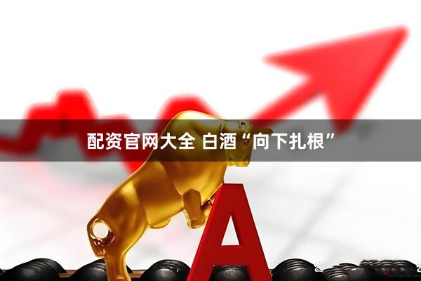配资官网大全 白酒“向下扎根”